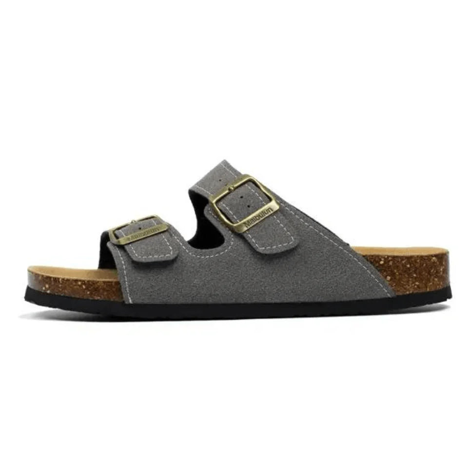 Sandalo in pelle scamosciata Tokio - Grigio