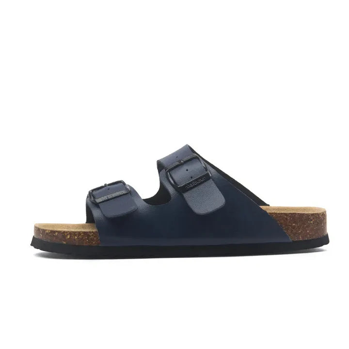Sandalo in pelle scamosciata Tokio - Blu