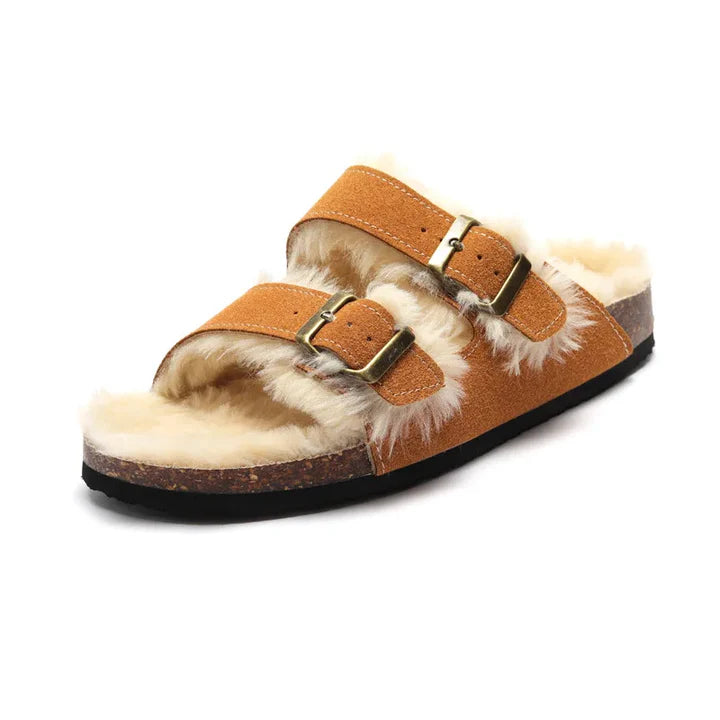Sandalo indonesiano Fluffy - Arancione