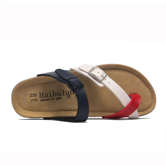 Sandalo Grecia - Blu, Bianco e Rosso