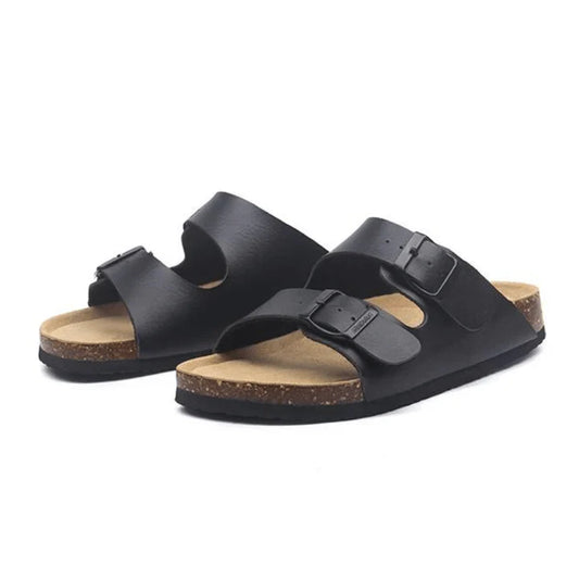 Sandalo in pelle Tokio - Nero 